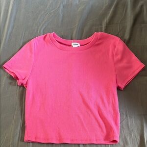 Garage Hot Pink Crop Top